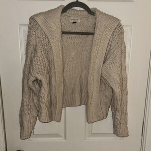 Universal Thread Cream Cable Knit Cardigan